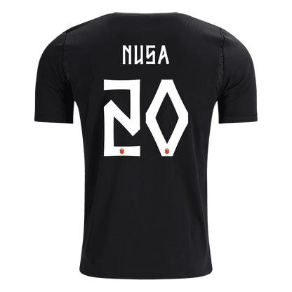 NUSA #20 Norway Away Soccer Jersey World Cup 2026 Black