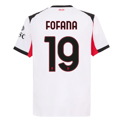 Authentic FOFANA #19 AC Milan Away Soccer Jersey 2025/26
