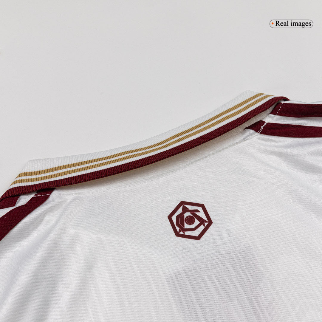 Kid's Arsenal Third Away Soccer Jersey Kit(Jersey+Shorts+Socks) 25/26 White