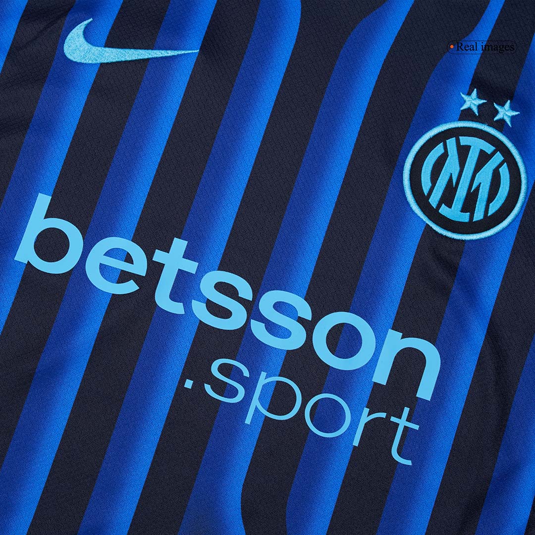 LAUTARO #10 Inter Milan Home Soccer Jersey 2025/26 Blue&Black