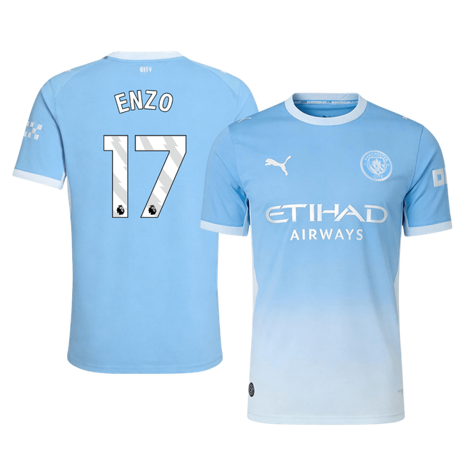 Authentic ENZO #17 Manchester City Home Soccer Jersey 2026/27