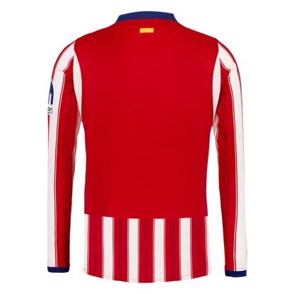Atletico Madrid Home Long Sleeve Soccer Jersey 2026/27 Red&White