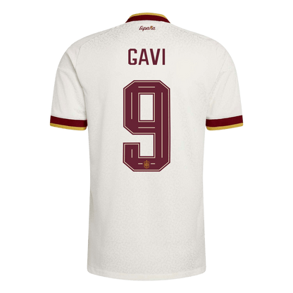 Authentic GAVI #9 Spain Away Soccer Jersey 2026