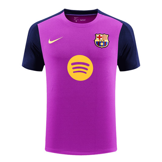 Barcelona Pre-Match Training Soccer Jersey 2025/26 Purple