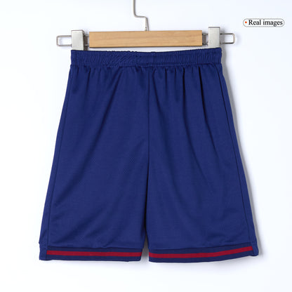 Kid's Barcelona Home Soccer Jersey Kit(Jersey+Shorts+Socks) 2025/26 Red&Blue