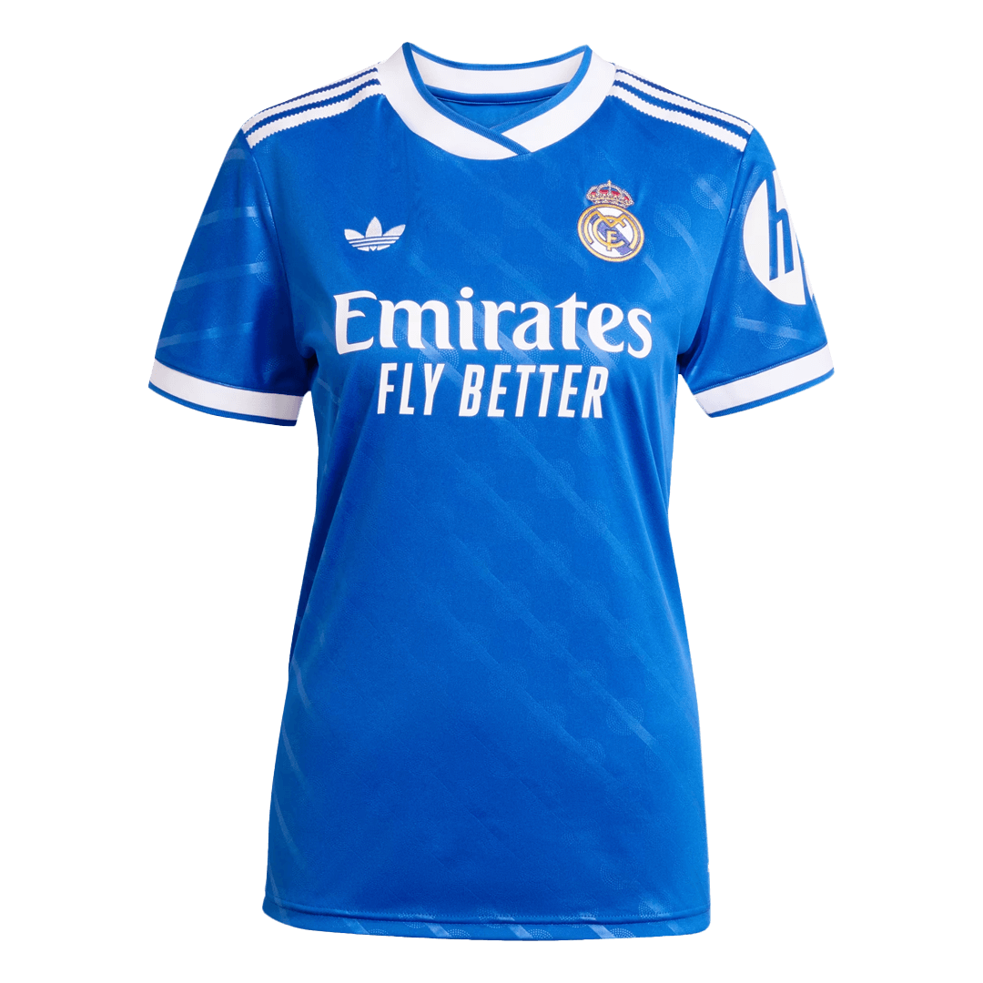 Women's 25/26 Real Madrid Third Away Soccer Jersey Blue