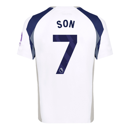 SON #7 Tottenham Hotspur Home Soccer Jersey 2025/26 White