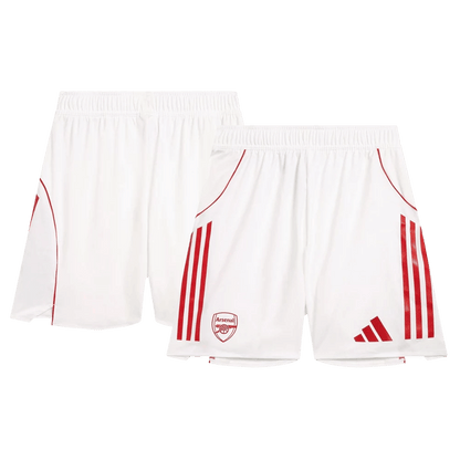 Authentic 25/26 Arsenal Home Shorts White