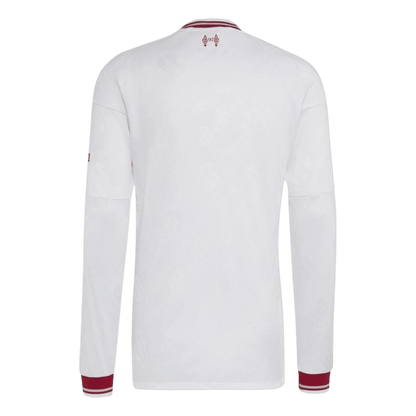 Player Version Liverpool Away Long Sleeve Soccer Jersey 2026/27 White