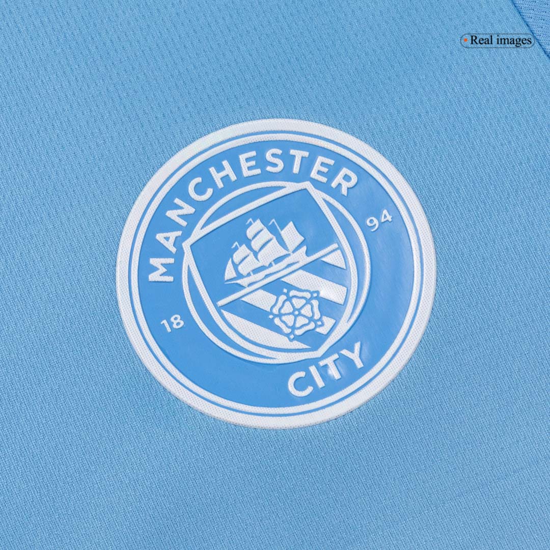 DOKU #11 Manchester City Home Soccer Jersey 26/27 Blue - UCL