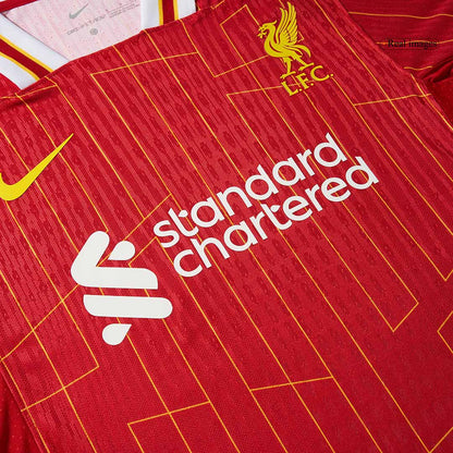 CHAMPIONS #20 Authentic Liverpool Home Soccer Jersey 2024/25 Red