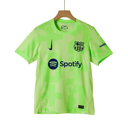 Barcelona Third Away Soccer Jersey Kit(Jersey+Shorts) 2024/25 - UCL
