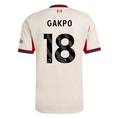 GAKPO #18 Liverpool Away Soccer Jersey 2025/26