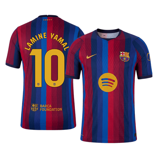 Authentic LAMINE YAMAL #10 Barcelona Home Soccer Jersey 2026/27