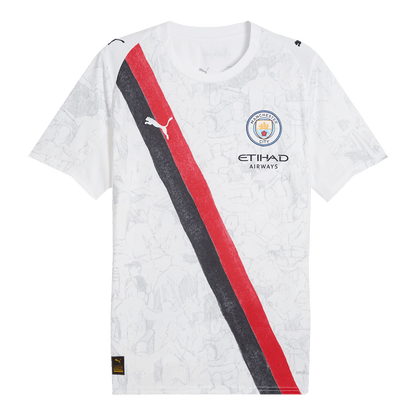 RODRIGO #16 Manchester City KidSuper Soccer Jersey 2025/26 White - Club World Cup