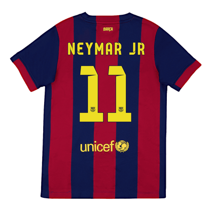 Retro NEYMAR JR #11 2014/15 Barcelona Home Soccer Jersey