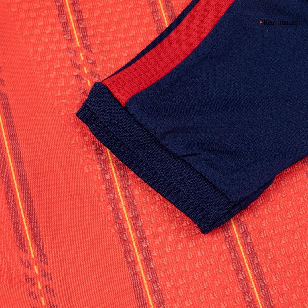 Authentic Spain Home Long Sleeve Soccer Jersey 2026