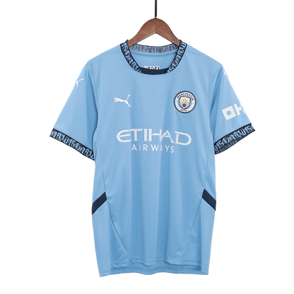 DE BRUYNE #17 Manchester City Home football shirt 2024/25 - UCL