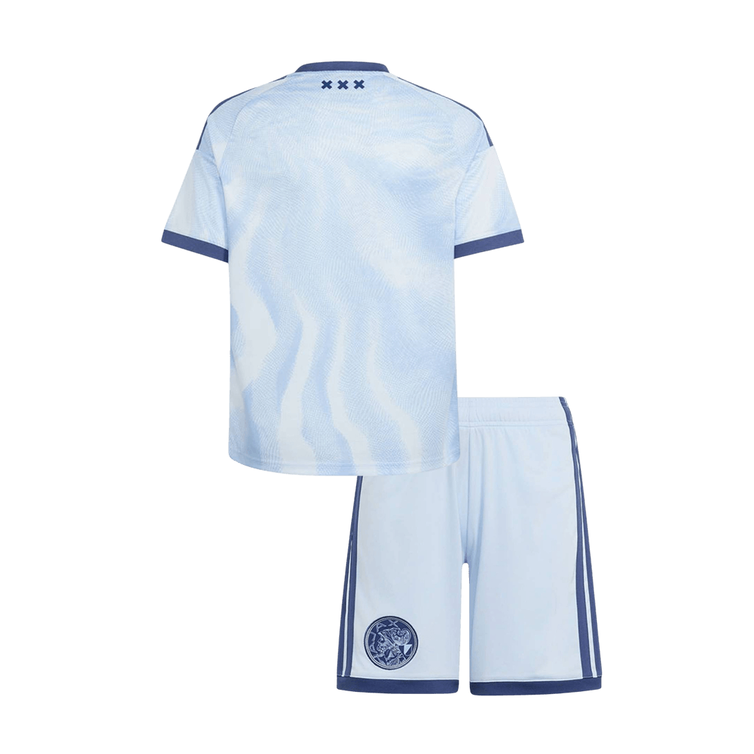 Kids Ajax Third Soccer Jersey Kit (Jersey+Shorts) 2026/27 Blue