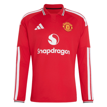 Manchester United Home Long Sleeve Soccer Jersey 2026/27 Red