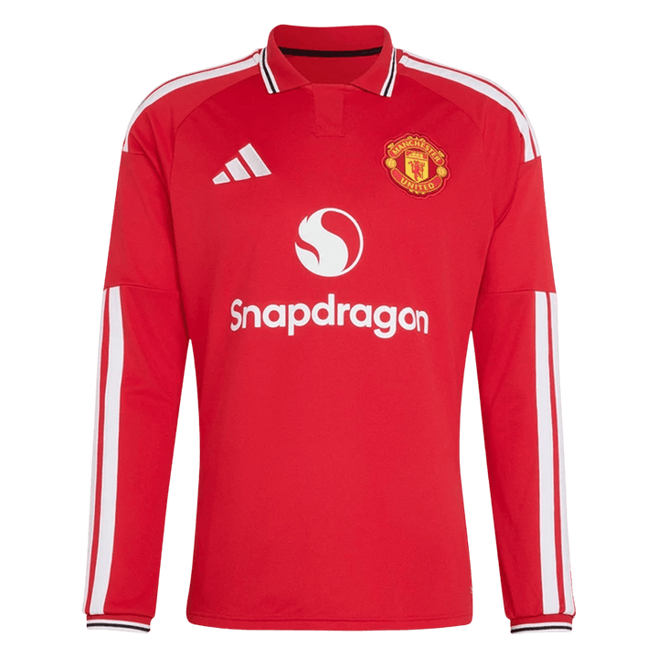 Manchester United Home Long Sleeve Football Jersey 2026/27 Red