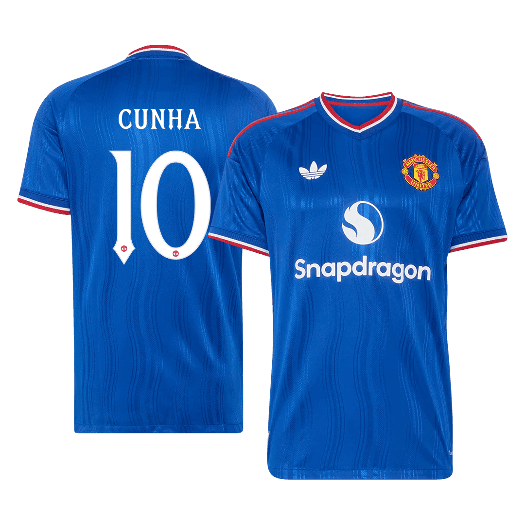 Authentic CUNHA #10 Manchester United Away Soccer Jersey 2026/27