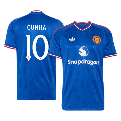 Authentic CUNHA #10 Manchester United Away Soccer Jersey 2026/27