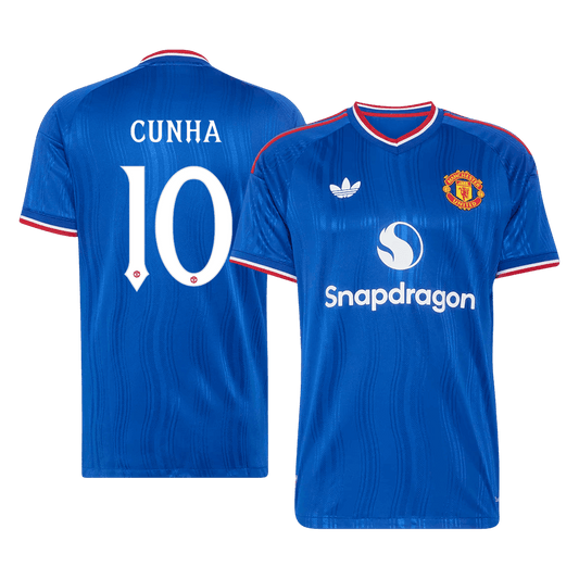 Authentic CUNHA #10 Manchester United Away Soccer Jersey 2026/27