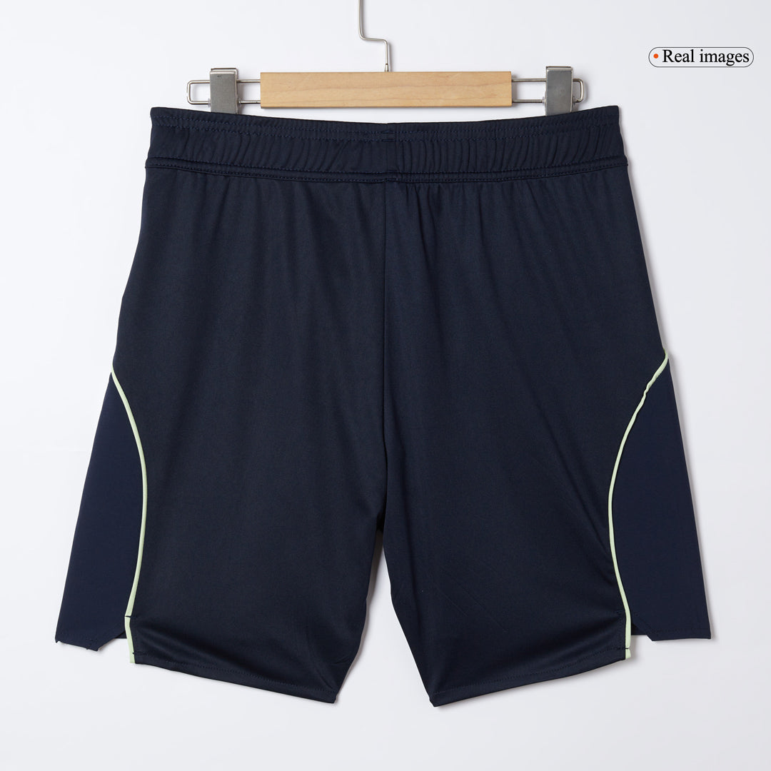 Authentic Real Madrid Away Soccer Shorts 25/26 Navy