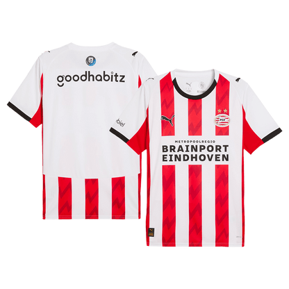 PSV Eindhoven Home Soccer Jersey 25/26 Red&White