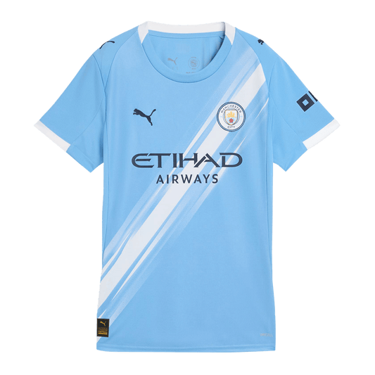 Women's Manchester City Home Soccer Jersey 2025/26 Blue