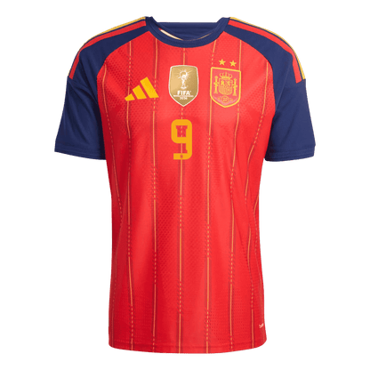 Authentic GAVI #9 Spain Home Soccer Jersey 2026