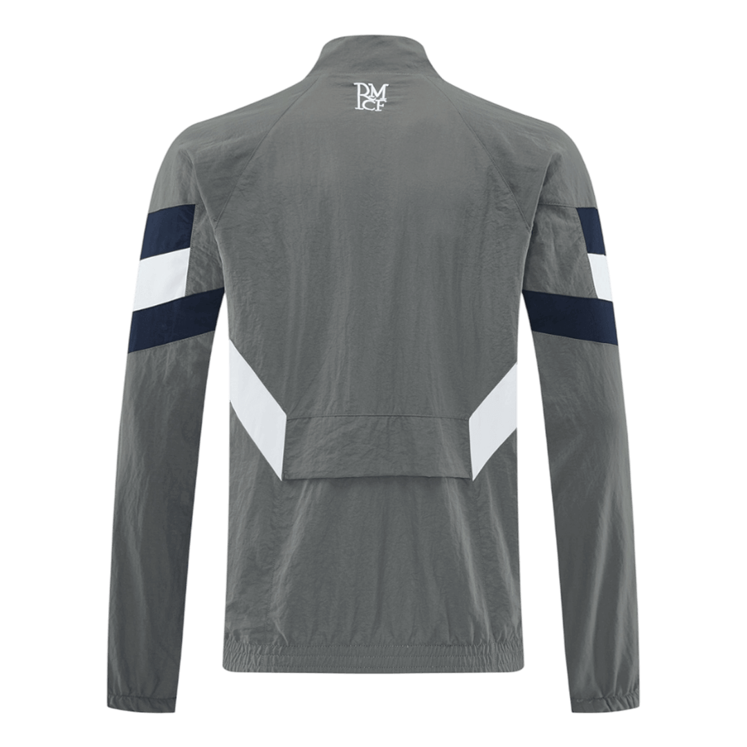25/26 Real Madrid Windbreaker Jacket Gray