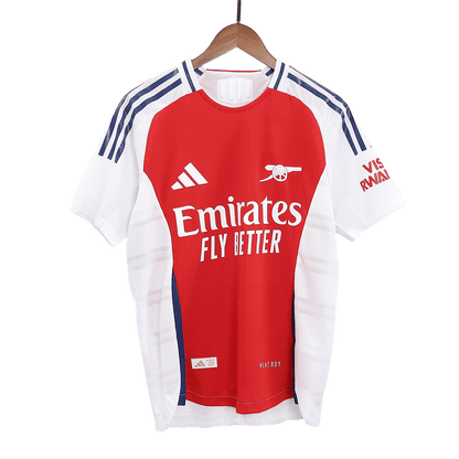 RICE #41 Authentic Arsenal Home Soccer Jersey 2024/25 Red - UCL