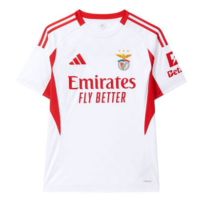 Benfica Third Away Soccer Jersey 2025/26 White