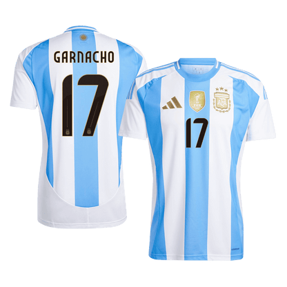 GARNACHO #17 Argentina Home Soccer Jersey 2024