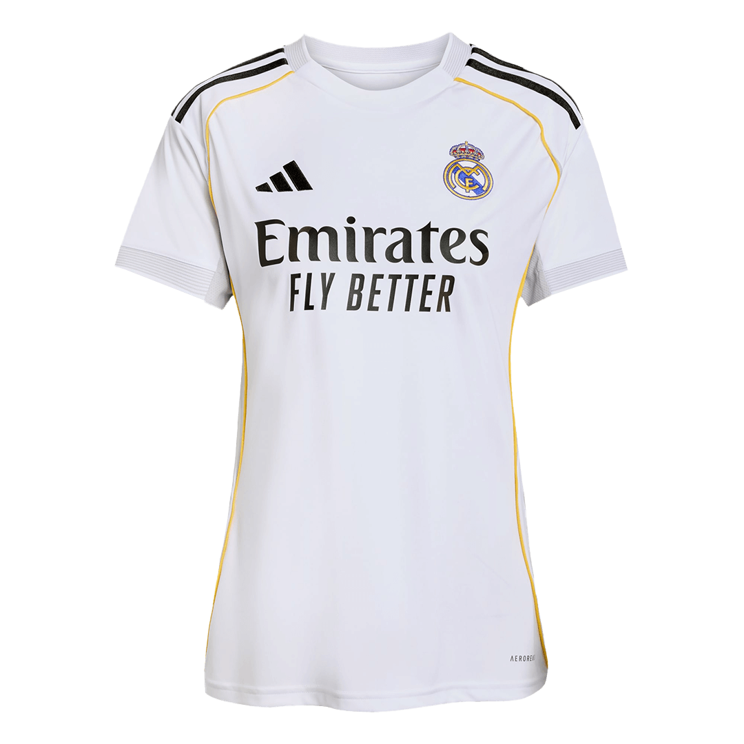 Women's Real Madrid Home Soccer Jersey 2025/26 White