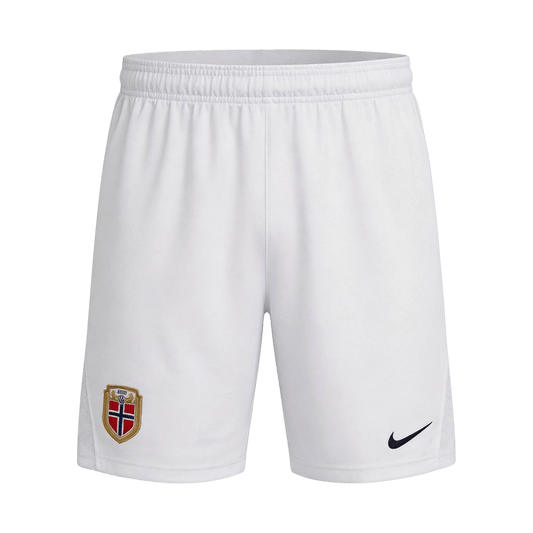 Norway Home Soccer Shorts World Cup 2026 White