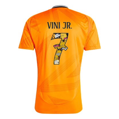 VINI JR. #7 Real Madrid Away football shirt 2024/25 - Bear Champ Font