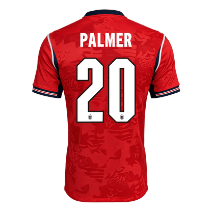 PALMER #20 England Away Soccer Jersey World Cup 2026 Red