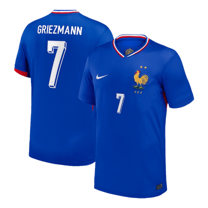 GRIEZMANN #7 France Home Soccer Jersey Euro 2024