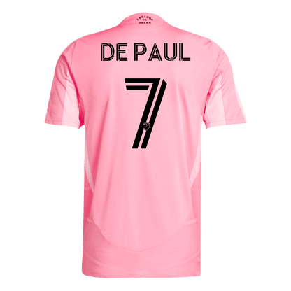 Authentic DE PAUL #7 Inter Miami CF Home Soccer Jersey 2025 Pink