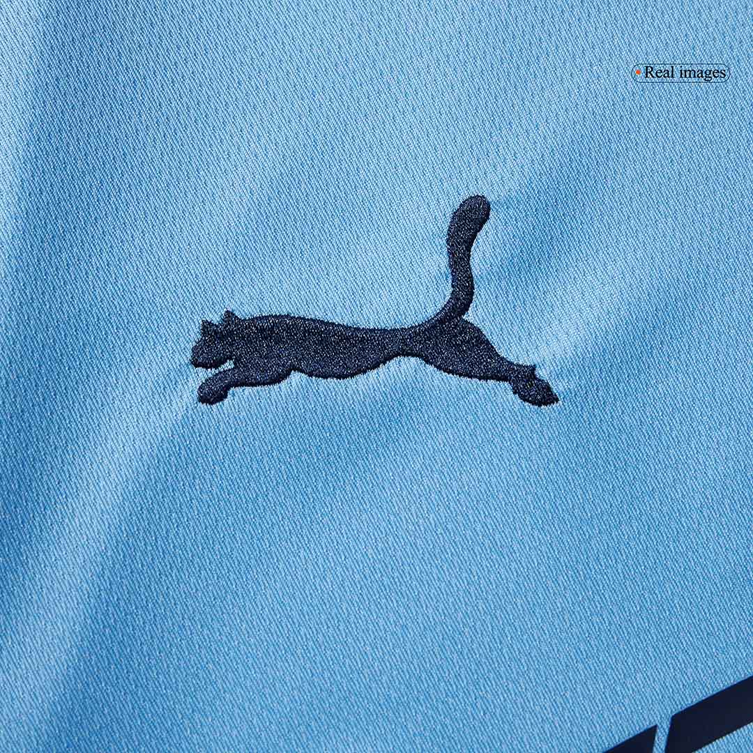 Manchester City Home Long Sleeve Soccer Jersey 2025/26 Blue