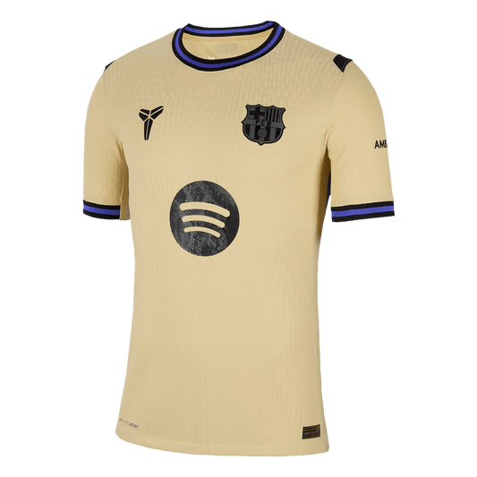 Authentic Barcelona Away Soccer Jersey 2025/26 Yellow