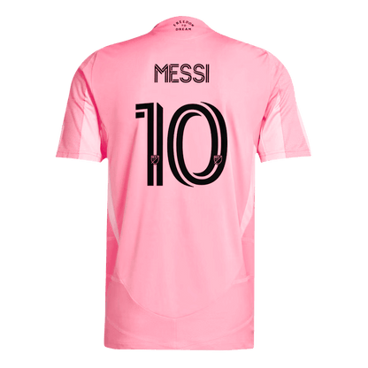 MESSI #10 Authentic Inter Miami CF Home Soccer Jersey 2025 Pink