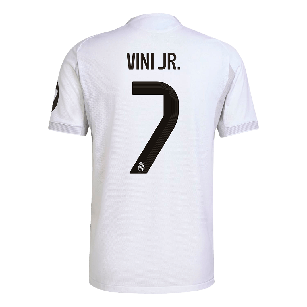 VINI JR. #7 Authentic Real Madrid Home Soccer Jersey 2025/26 White