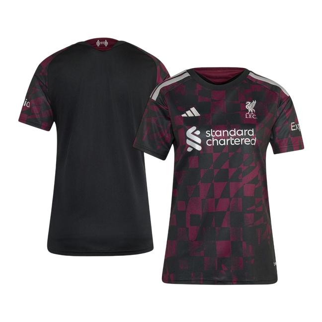 Women's Liverpool Third Soccer Jersey 2026/27 Red&Black