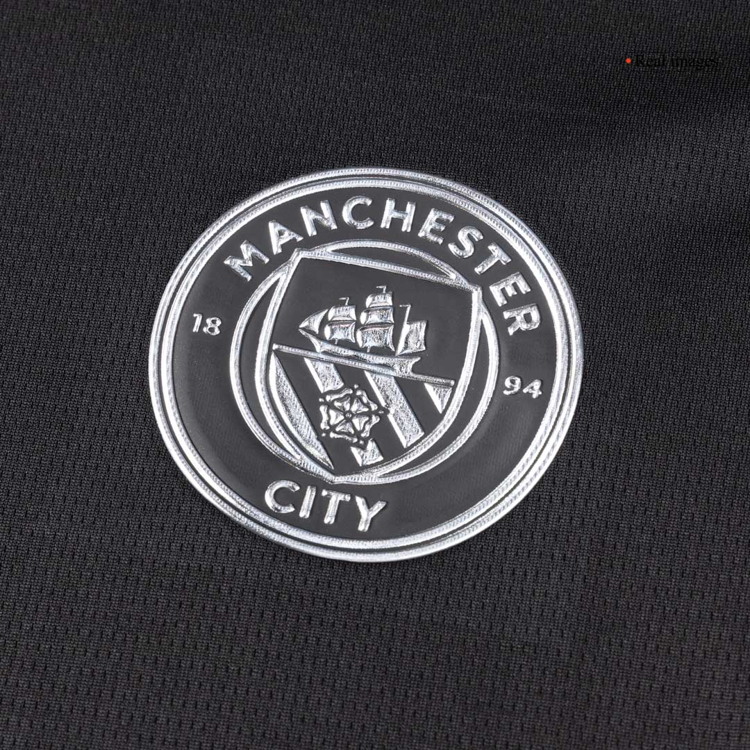 Manchester City Away Soccer Jersey 2025/26 Black