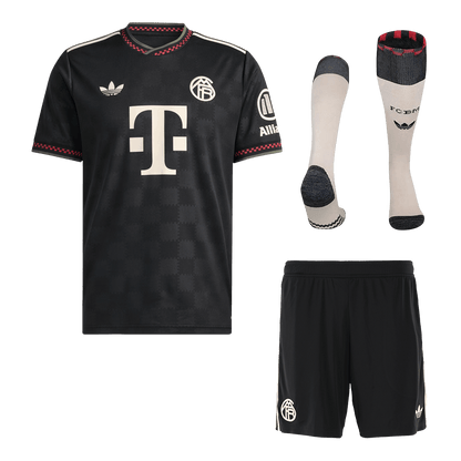 Bayern Munich Third Away Soccer Jersey Kit(Jersey+Shorts+Socks) 2025/26
