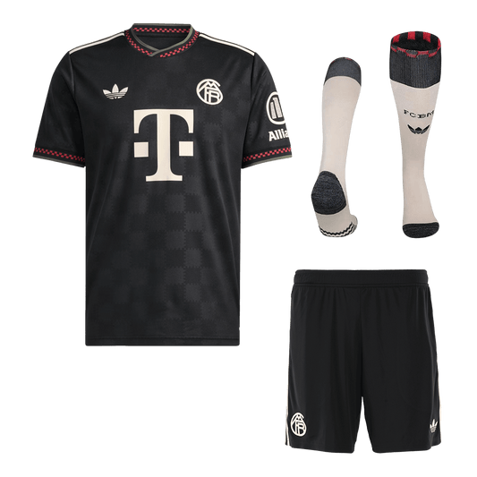 Bayern Munich Third Away Soccer Jersey Kit(Jersey+Shorts+Socks) 2025/26